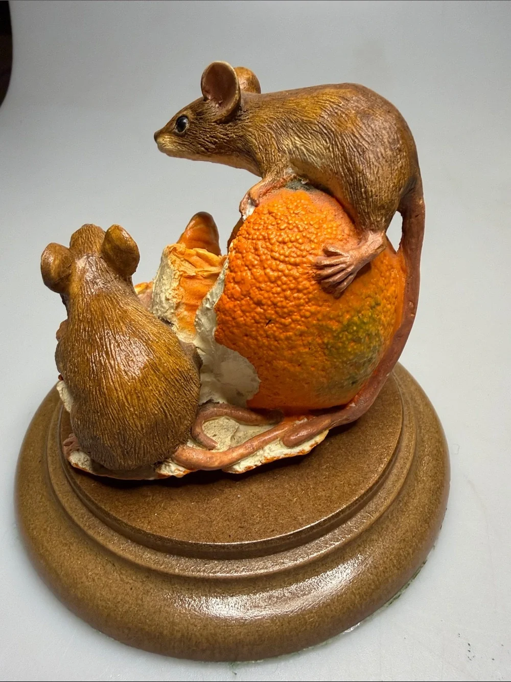 Mice in an orange- Country Collection of Kynsna Vintage - Limited edition